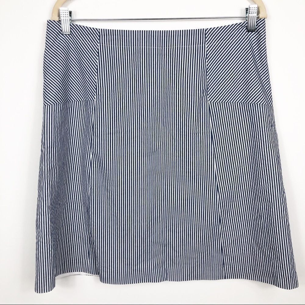Talbots seersucker skirt, 12 petite
